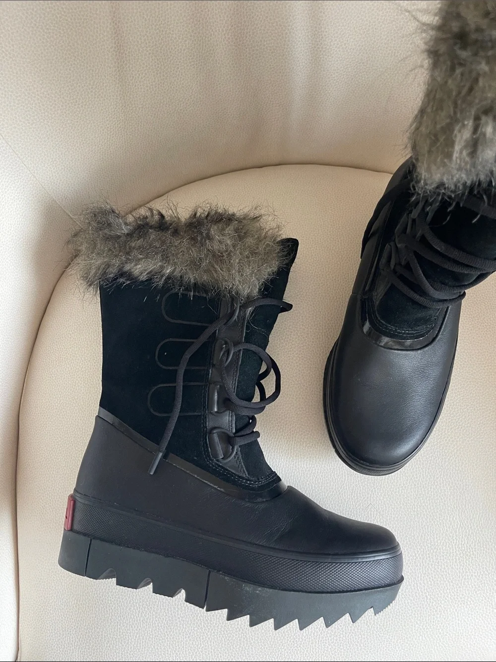 SOREL JOAN of Arctic Next Faux Fur Waterproof Snow Boots